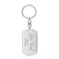 TO MY DAUGHTER | THIS OLD LION DOG TAG KEYCHAIN