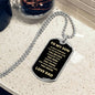 TO MY SON FROM DAD | ALWAYS REMEMBER DOG TAG NECKLACE