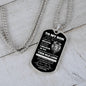 TO MY SON | THIS OLD LION DOG TAG NECKLACE