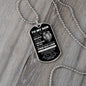 TO MY SON | THIS OLD LION DOG TAG NECKLACE
