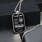 TO MY SON | THIS OLD LION DOG TAG NECKLACE
