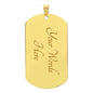 TO MY SON DOG TAG NECKLACE FROM DAD