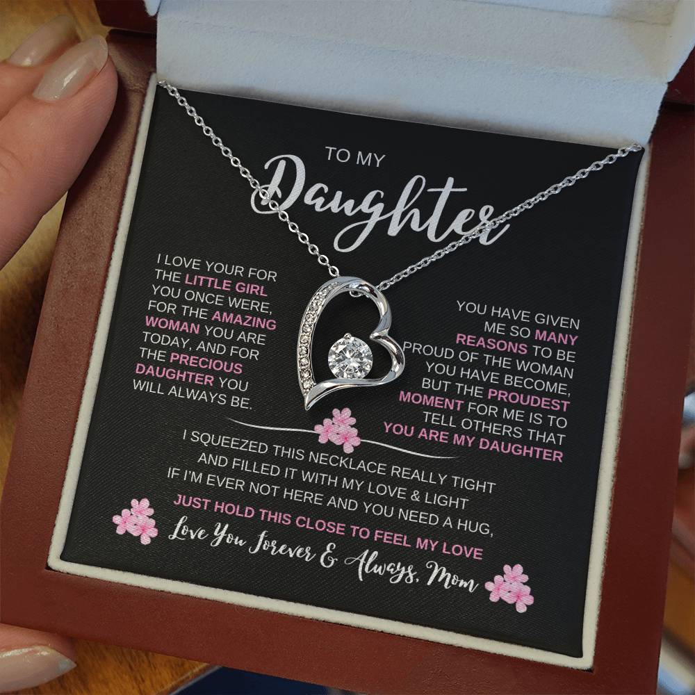 To My Daughter | Forever Love Necklace (P)