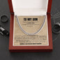 To My Son- Forever Linked | Cuban Link Chain (V)