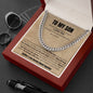 To My Son- Forever Linked | Cuban Link Chain (V)