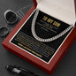 To My Son - Forever Linked | Cuban Link Chain (Blk)
