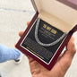 To My Son - Forever Linked | Cuban Link Chain (Blk)