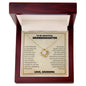 To My Beautiful Granddaughter - Always Be Brave And Be Strong - Love Knot Necklace/GM