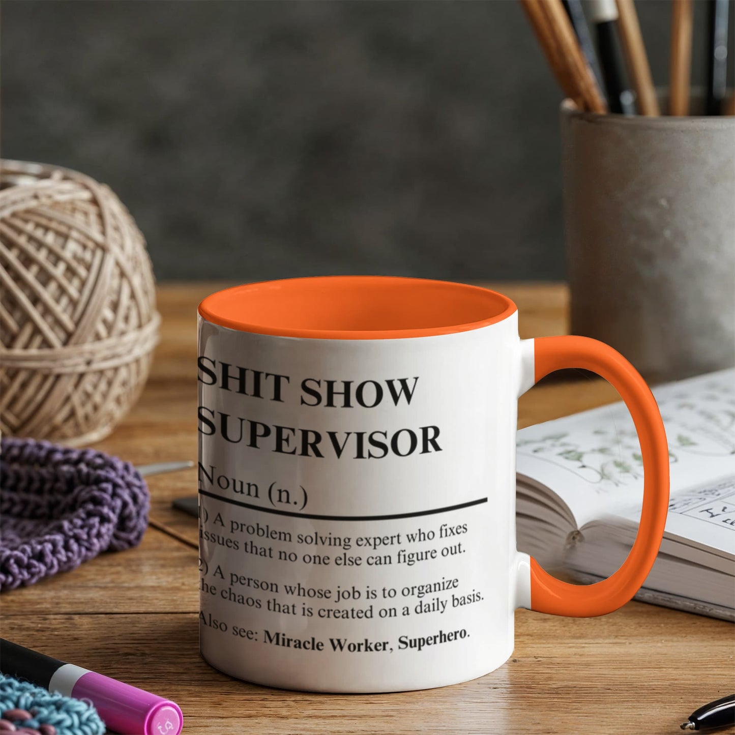 SH*T SHOW SUPERVISOR - Color Accent Mugs