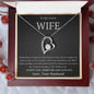 To My Lovely Wife, I Love you Forever and Always | Forever Love Necklace