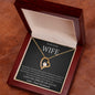 To My Lovely Wife, I Love you Forever and Always | Forever Love Necklace
