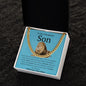 To My Courageous Son | Cuban Link Chain
