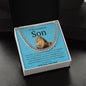 To My Courageous Son | Cuban Link Chain