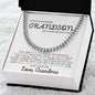 TO MY GRANDSON | CUBAN LINK CHAIN