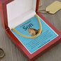To My Courageous Son | Cuban Link Chain