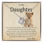 To My Daughter Love Dad | Love Knot Necklace