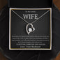 To My Lovely Wife, I Love you Forever and Always | Forever Love Necklace