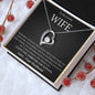 To My Lovely Wife, I Love you Forever and Always | Forever Love Necklace