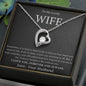To My Lovely Wife, I Love you Forever and Always | Forever Love Necklace