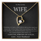 To My Lovely Wife, I Love you Forever and Always | Forever Love Necklace