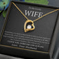 To My Lovely Wife, I Love you Forever and Always | Forever Love Necklace
