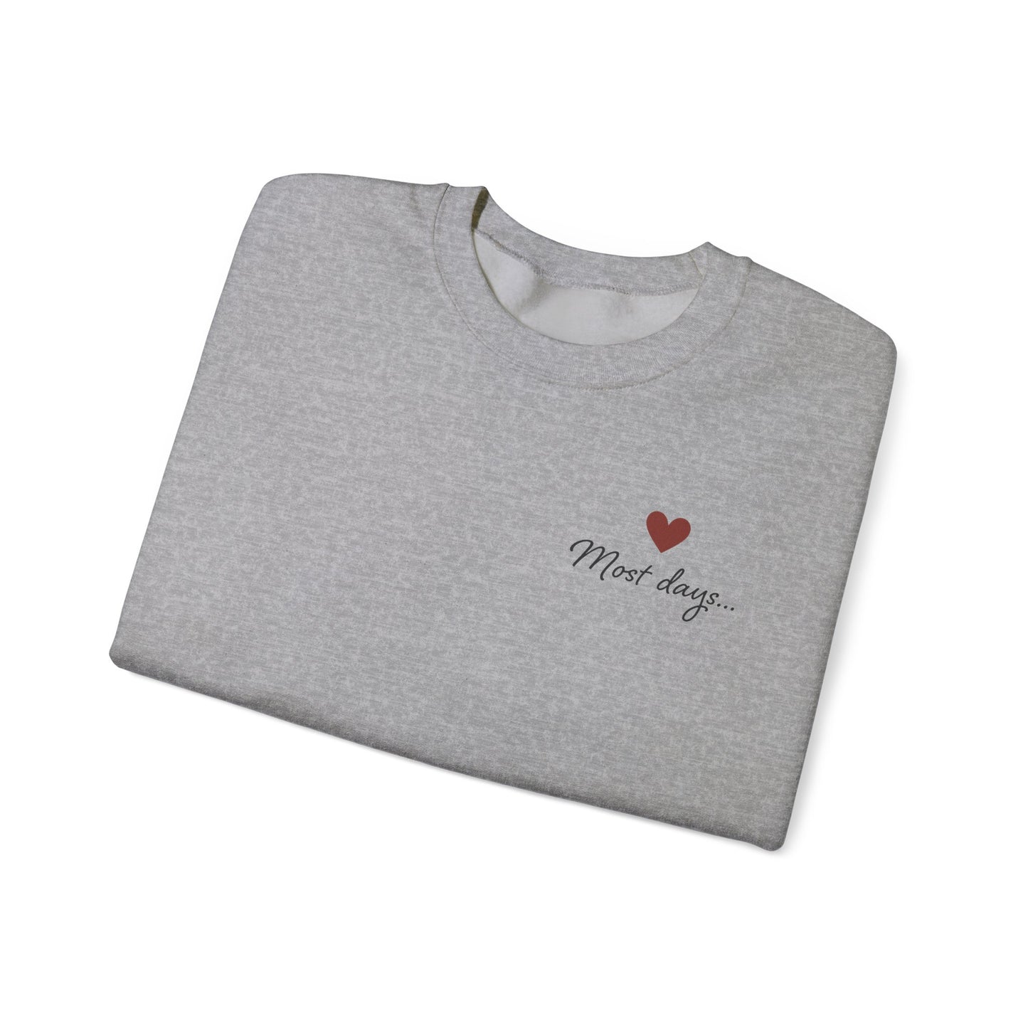 Most Days Motherhood Sweatshirt • Vertical Sleeve “Them Kids…” Script • Funny Mom Shirt • Boutique Cream Pullover • Cozy Minimalist Momlife Crewneck • Parent Humor Gift