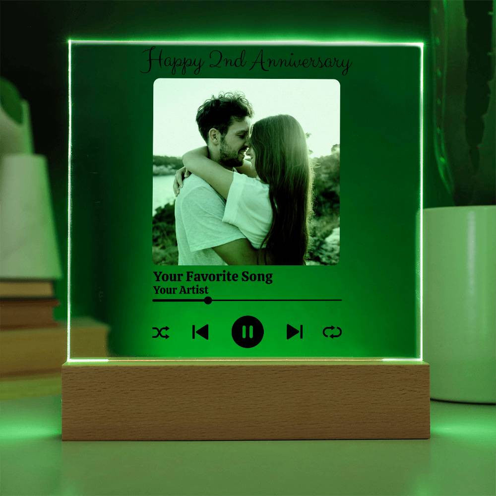 Personalized Song Player | Acrylic Square Plaque