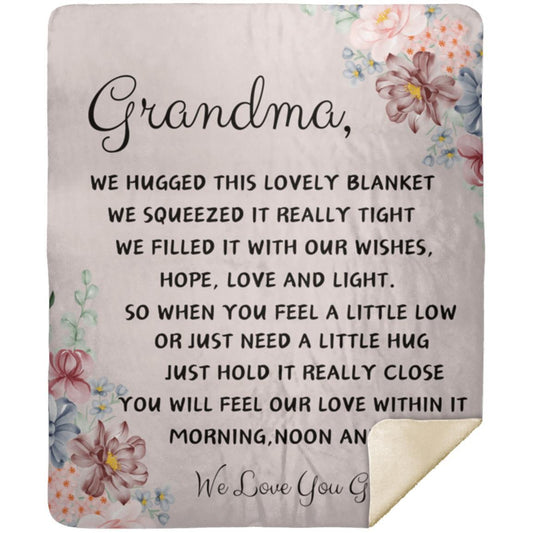 For Grandma | Premium Sherpa Blanket 50x60