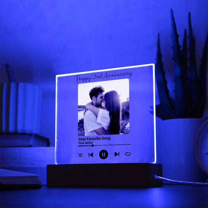 Personalized Song Player | Acrylic Square Plaque