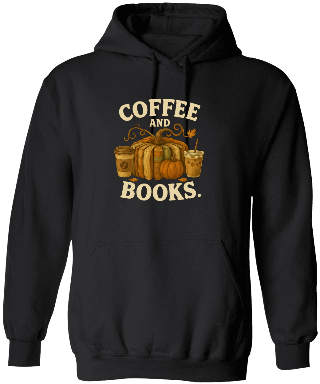 Coffee and Books Cozy Reader T-Shirt/Sweatshirt/Hooded Sweatshirt • Book Club Gift for Women • Autumn Coffee Lover Graphic Tee
