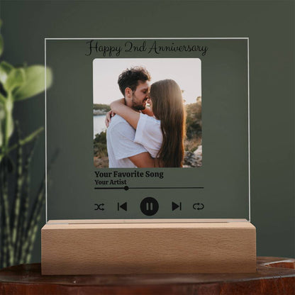 Personalized Song Player | Acrylic Square Plaque