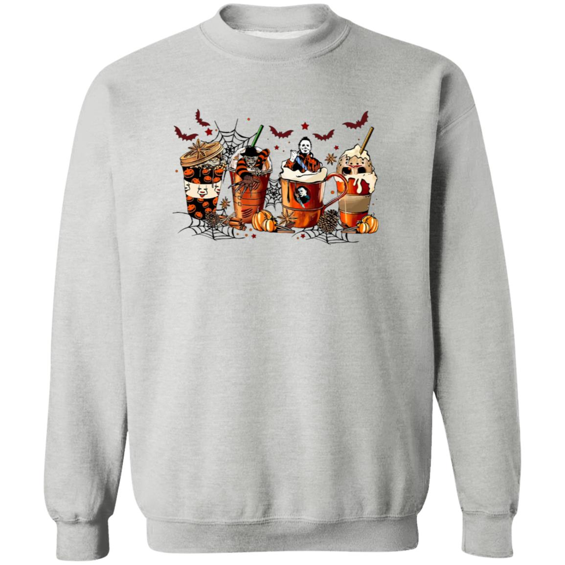 Skeleton Coffee Cups Sweatshirt