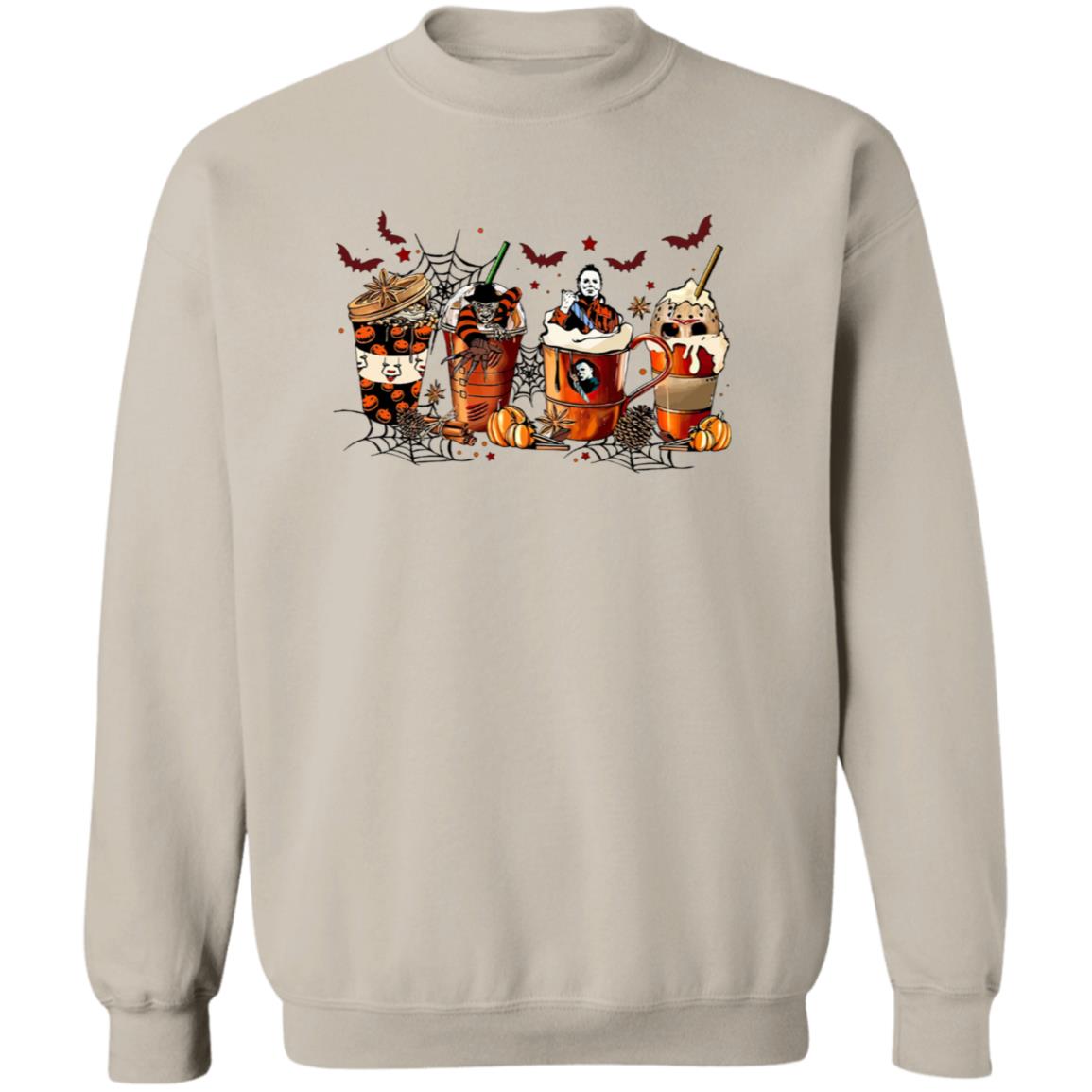 Skeleton Coffee Cups Sweatshirt