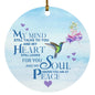 My Mind, Heart, and Soul Circle Ornament