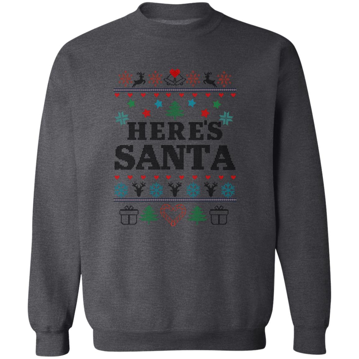 Matching Couples Ugly Christmas Sweater | I'm So Good/Here's Santa