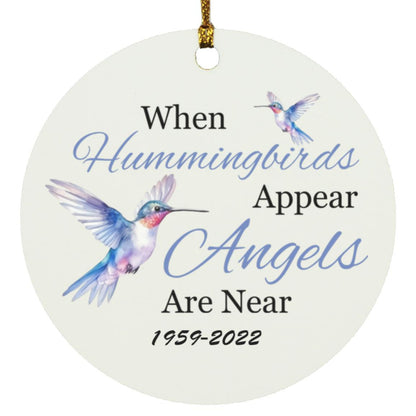 Hummingbird Circle Ornament