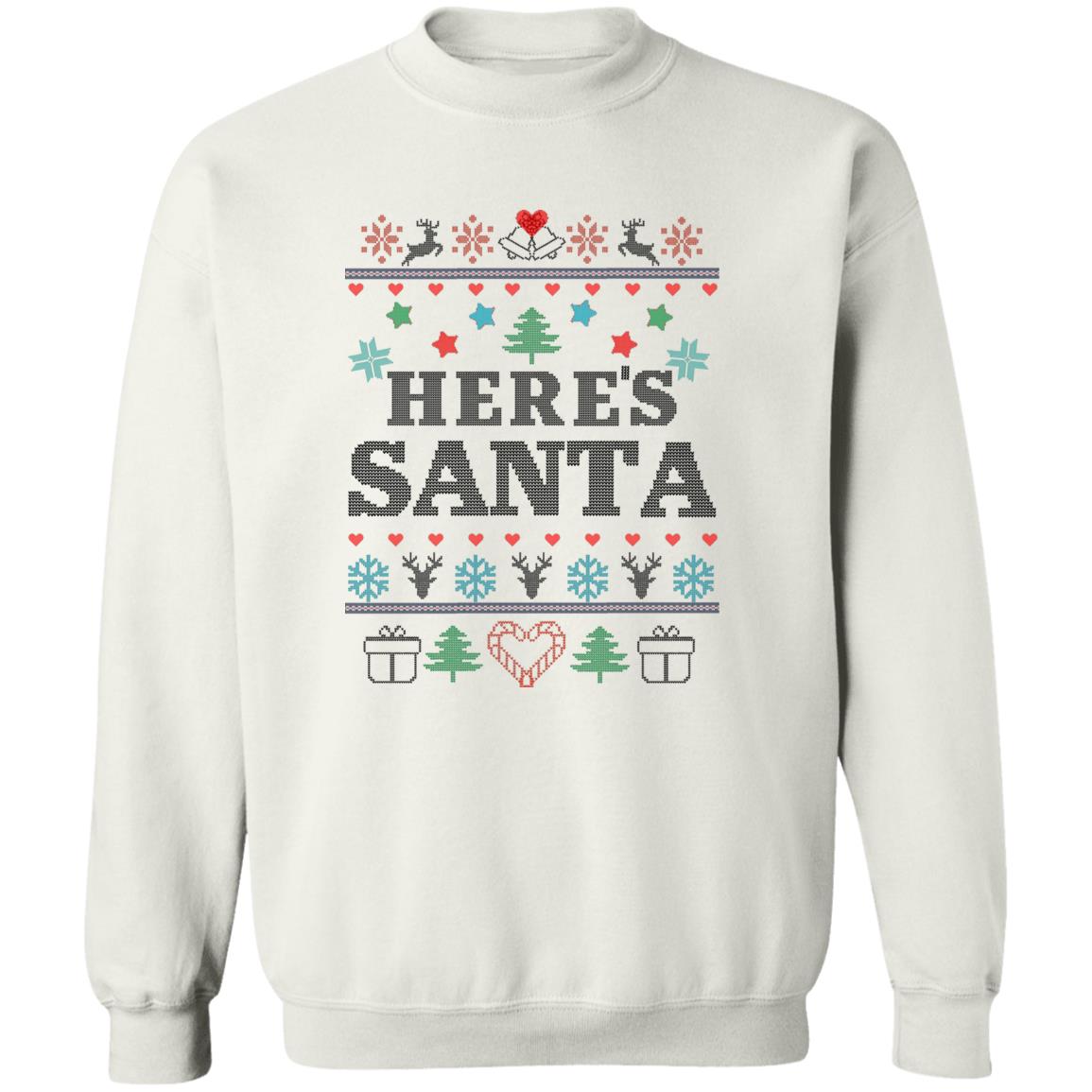 Matching Couples Ugly Christmas Sweater | I'm So Good/Here's Santa