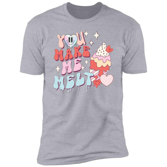 Retro You Make Me Melt Valentine's Day  T-Shirt