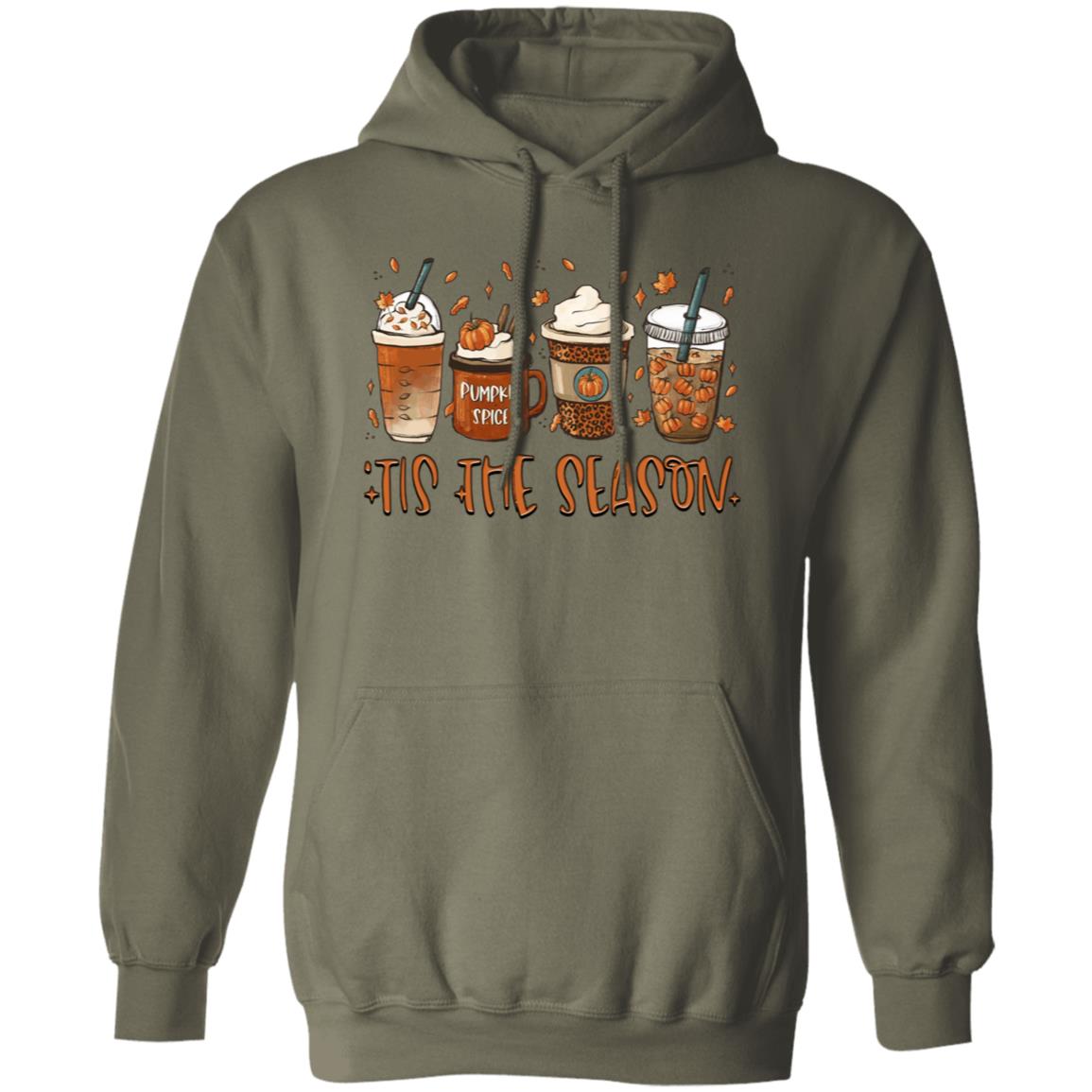 Tis The Season Fall Coffee Pullover Hoodie