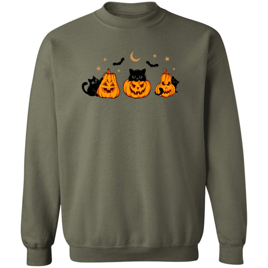 Black Cat & Pumpkin Sweatshirt