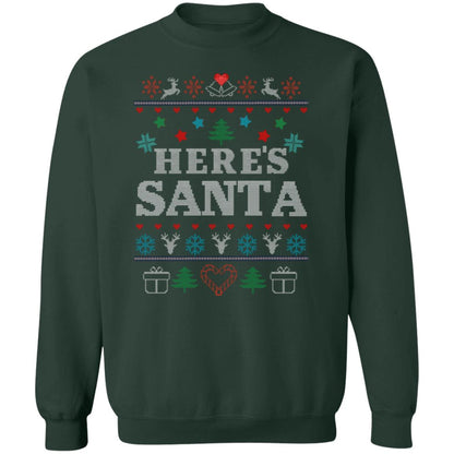 Matching Couples Ugly Christmas Sweater | I'm So Good/Here's Santa