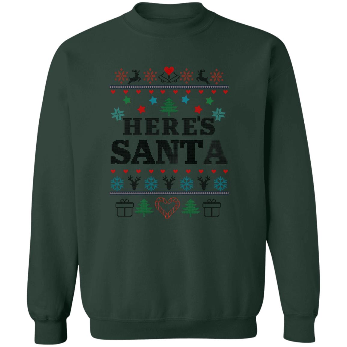 Matching Couples Ugly Christmas Sweater | I'm So Good/Here's Santa