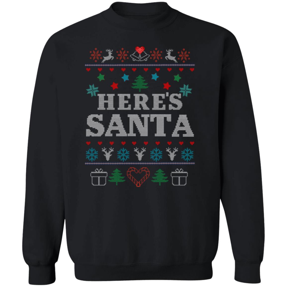 Matching Couples Ugly Christmas Sweater | I'm So Good/Here's Santa