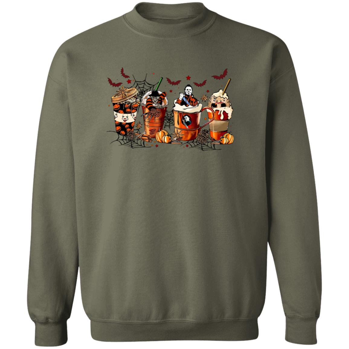 Skeleton Coffee Cups Sweatshirt