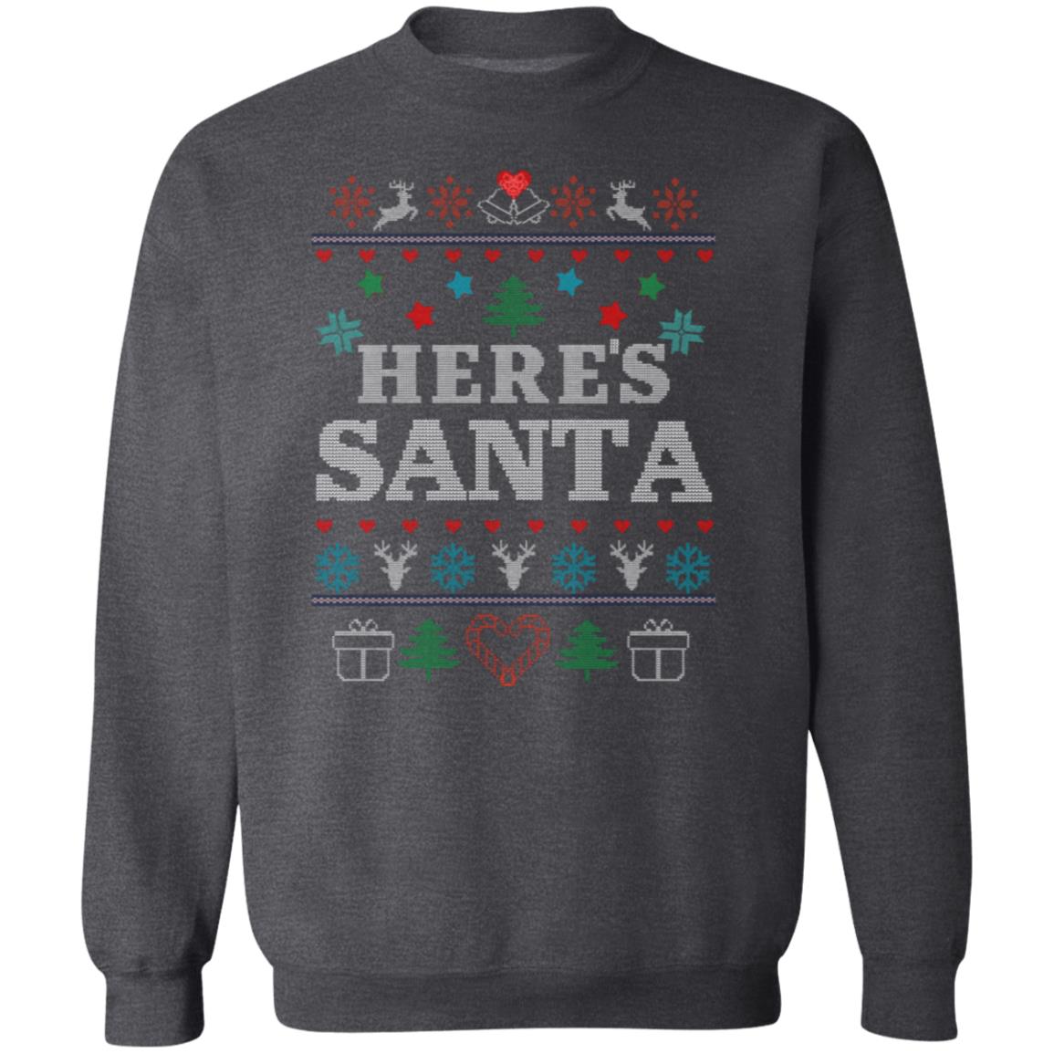 Matching Couples Ugly Christmas Sweater | I'm So Good/Here's Santa