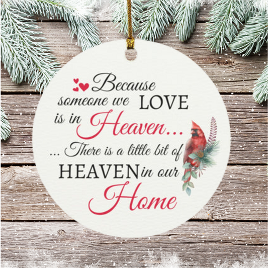 Heaven in our Home Circle Ornament