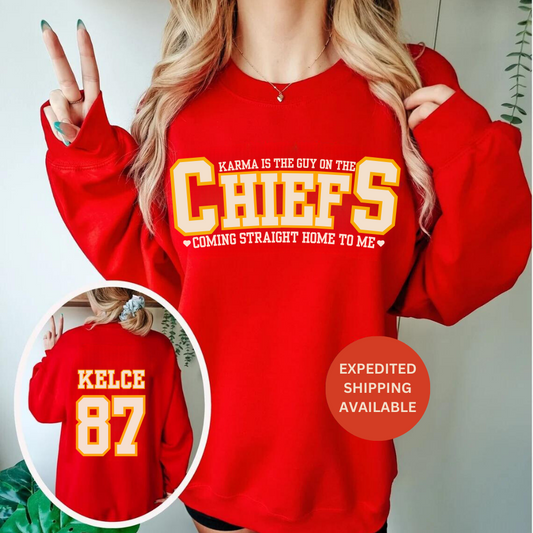 Karma is the guy on the Chiefs Pullover Sweatshirt