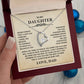 To My Daughter - Never Forget I Love You | Forever Love Necklace