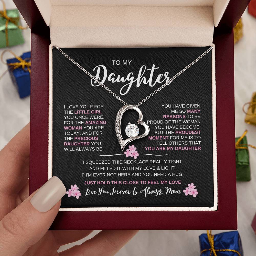 To My Daughter | Forever Love Necklace (P)
