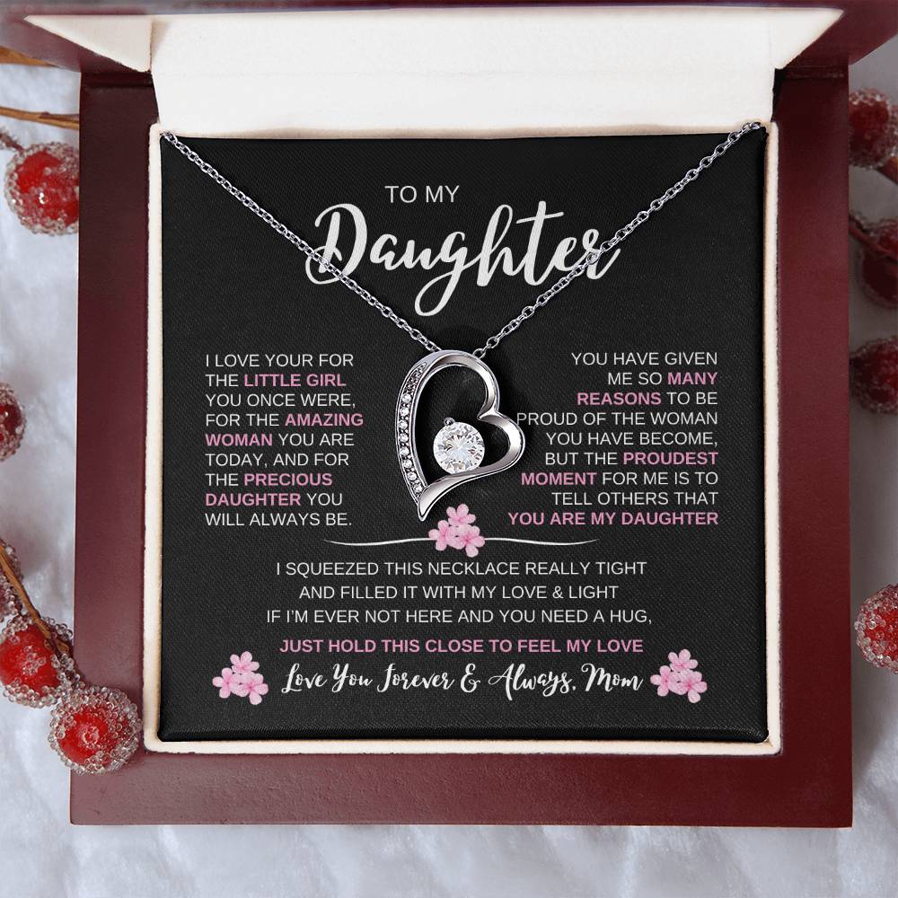 To My Daughter | Forever Love Necklace (P)